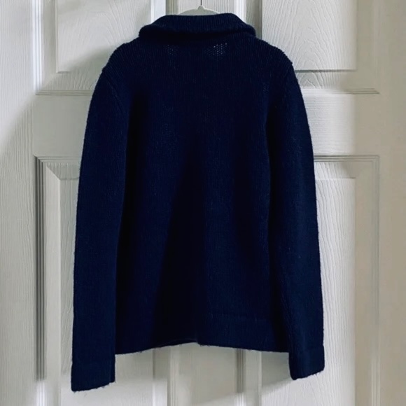 Bonpoint Navy Camel Hair Sweater Cardigan Sweater Jacket New with Tags Boy's 8 - Picture 5 of 8